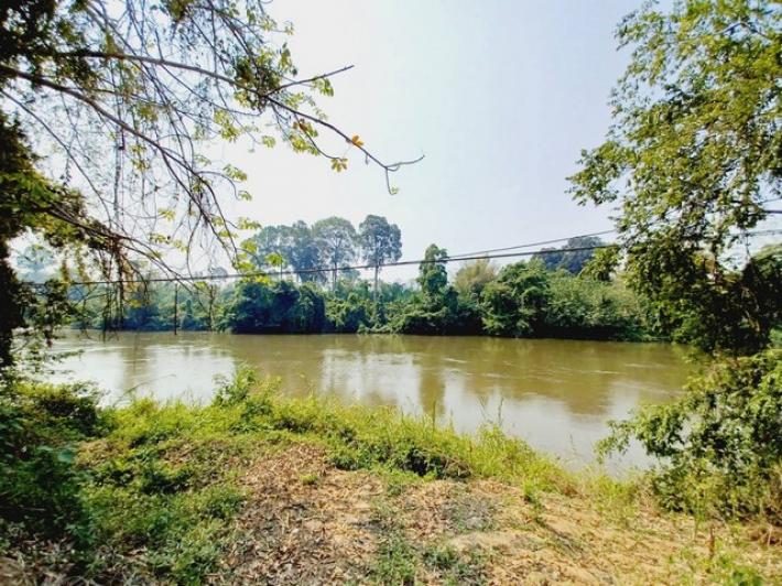ขายที่ดินไทรโยค กาญจนบุรี ติดแม่น้ำ แควน้อย 34 ไร่  ใกล้ทางไปอุทยานแห่งชาติไทรโยค-เอราวัณ 