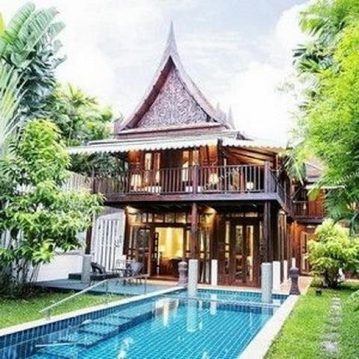 ให้เช่า บ้านทรงไทย สุขุมวิท 101/1 พระโขนง อุดมสุข  พร้อมสระว่ายน้ำระบบเกลือ  5 ห้องนอน 6 ห้องน้ำ