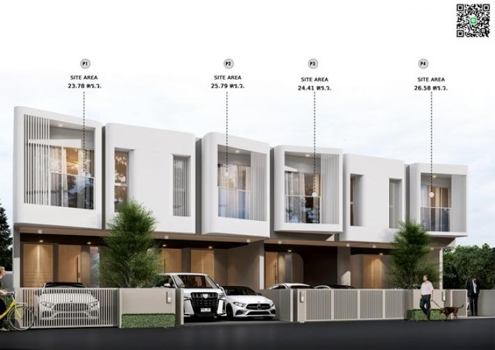 THS012 For Sales : Chalong-Palai Brand new town house 2Story 2BR 2B 24.9SQW.