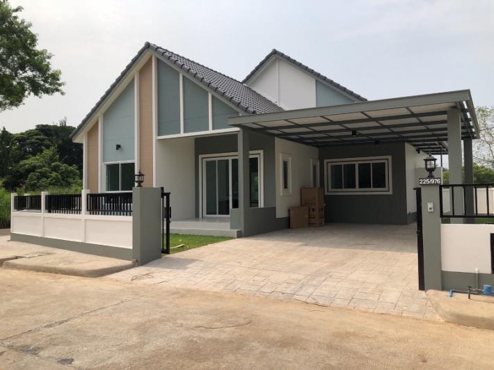 New house for rent near Kadfarang Village Hangdong in Chiangmai บ้านสร้างใหม่สวยให้เช่า ตกแต่งครบพร้อมอยู่ ใกล้กาดฝรั่งหางดง เชียงใหม่